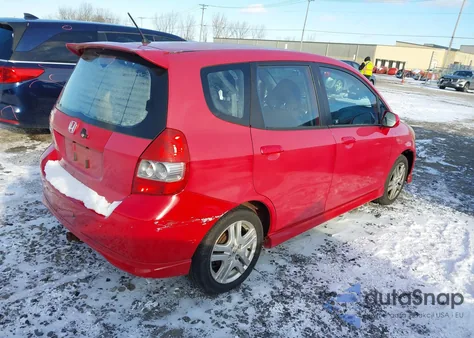 2007 Honda Fit S z USA, uszkodzony, nr VIN JHMGD38627S026464